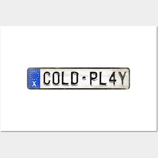 C0LD PL4Y - License Plate Posters and Art